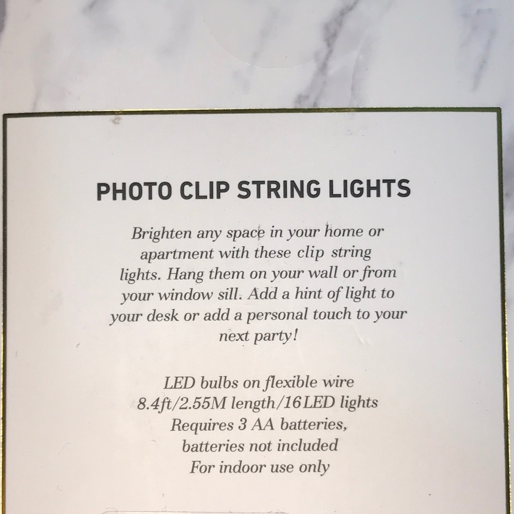 LED String Light Photo Clips - Picture 2 of 3